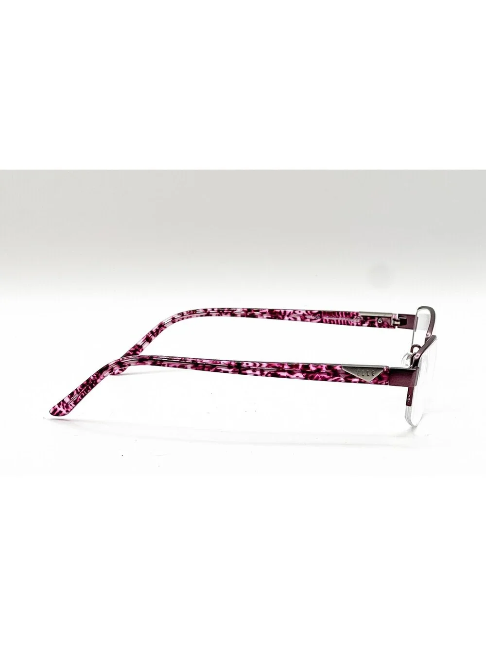 Elle EL13429 PK Pink Rectangle Authentic Eyeglass Frames 51-17